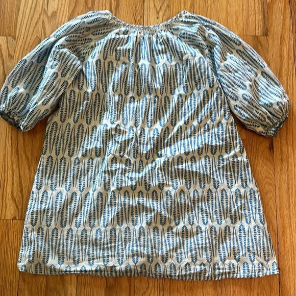 Pink Chicken New York 6 cotton made in India dress white blue great condition - Picture 5 of 6